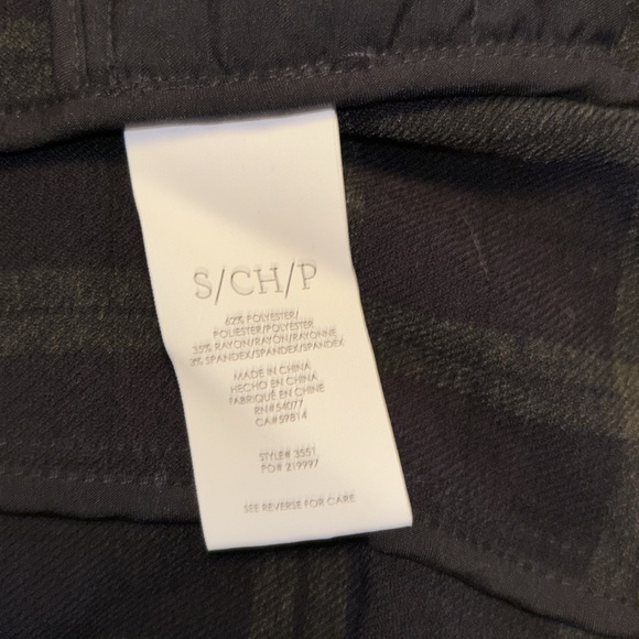 Cabi Connery plaid pants 3572 size 2, jacket 3551 size small - Picture 3 of 6